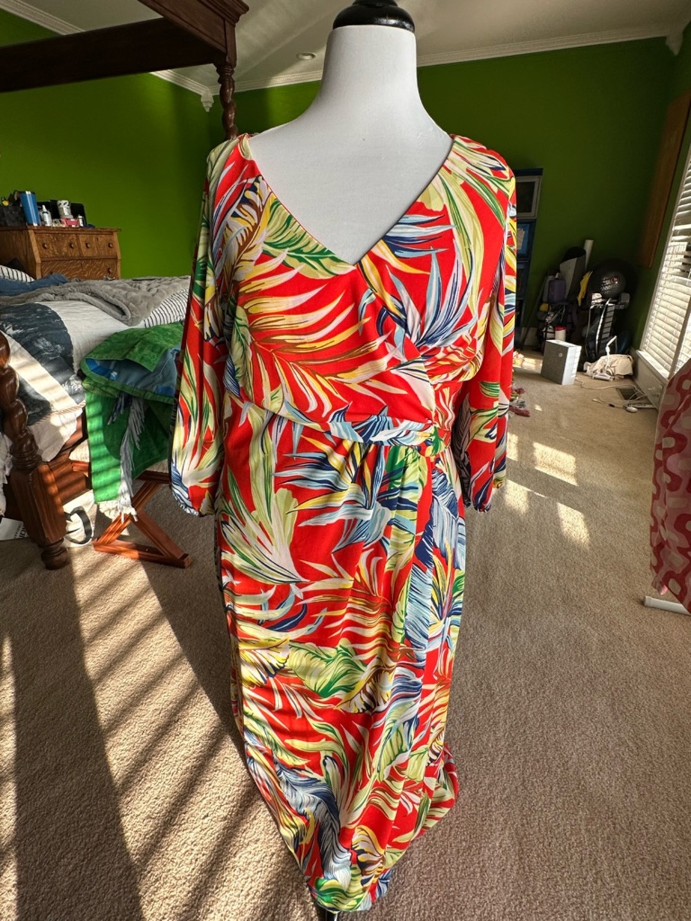 Miss Cristina Plus Size Floral Maxi Dress